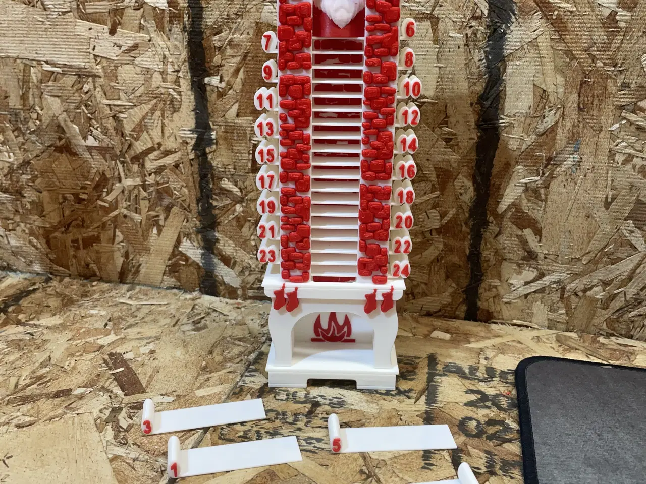 Billede 2 - Advent julekalender – Julemand i skorsten