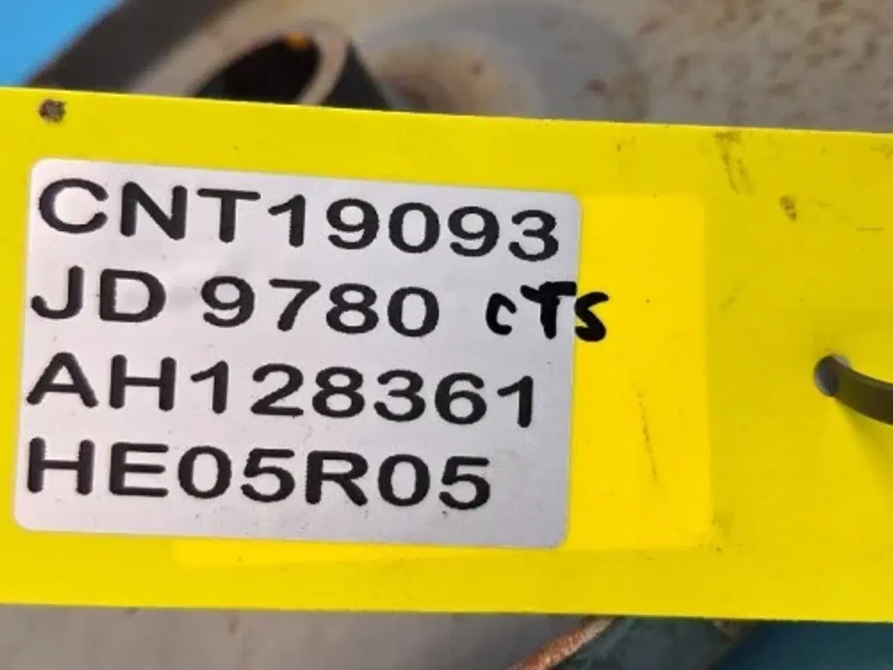 Billede 9 - John Deere 9780 Navplade AH128361