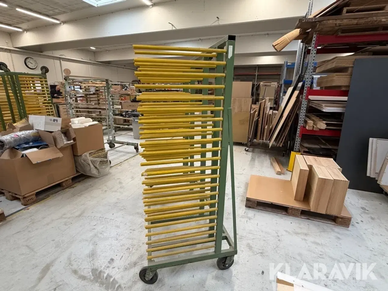 Billede 2 - Pladetørringsvogn / tørrestativ 2 styk.