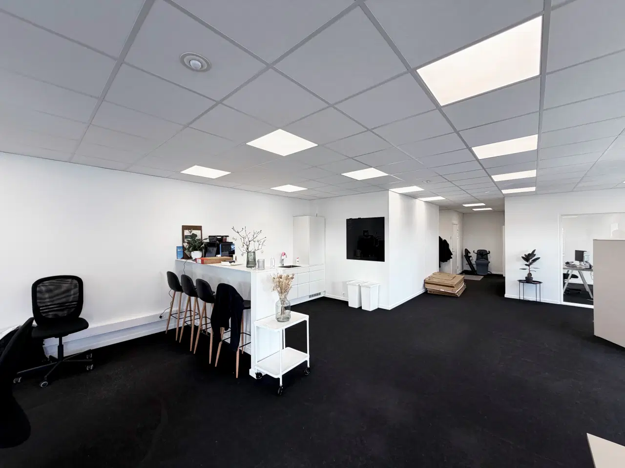 Billede 1 - Nyere stor lyst kontor med egen altan