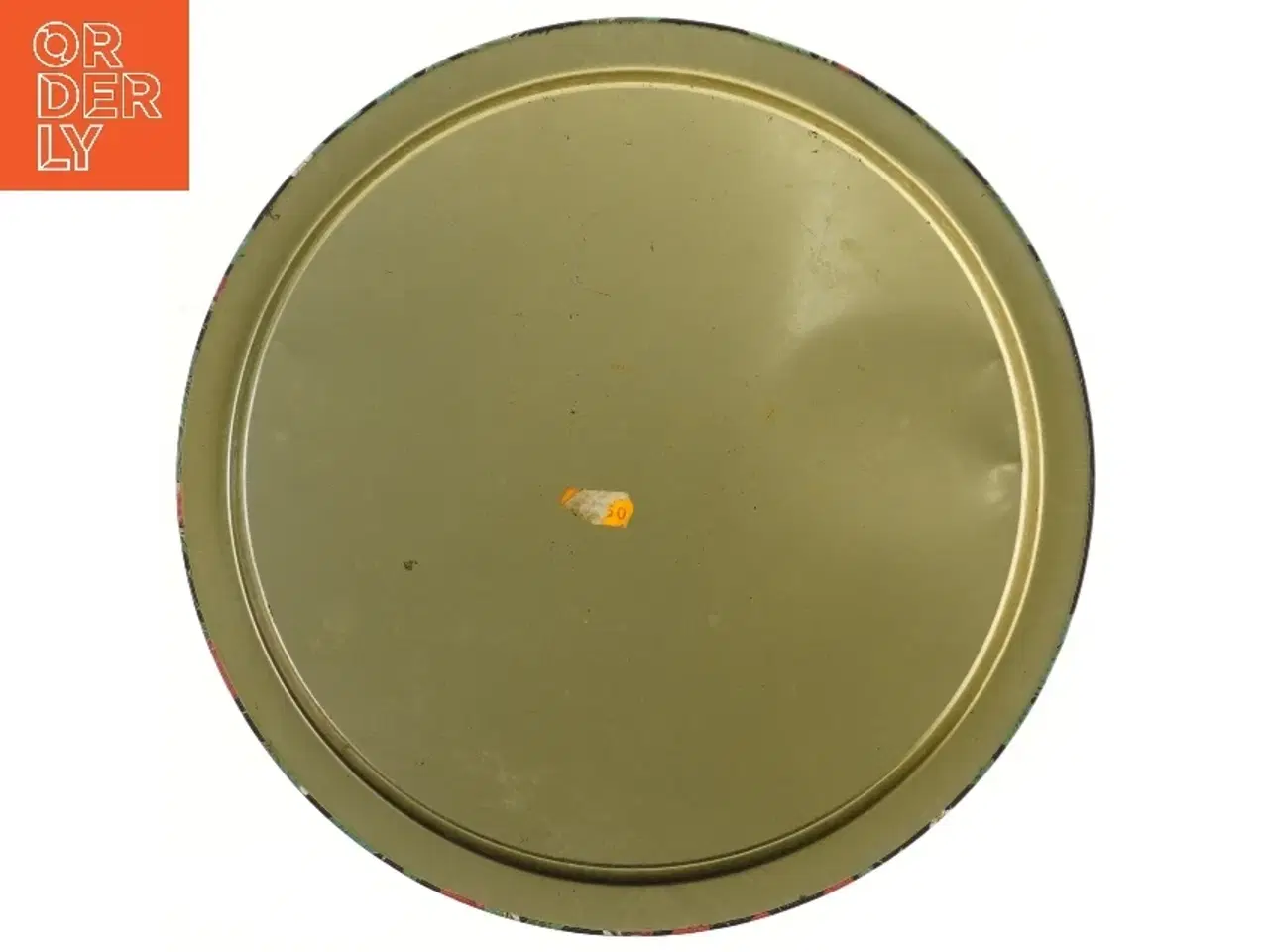 Billede 3 - Rund bakke med jordbærmotiv (str. Ø 33 cm)