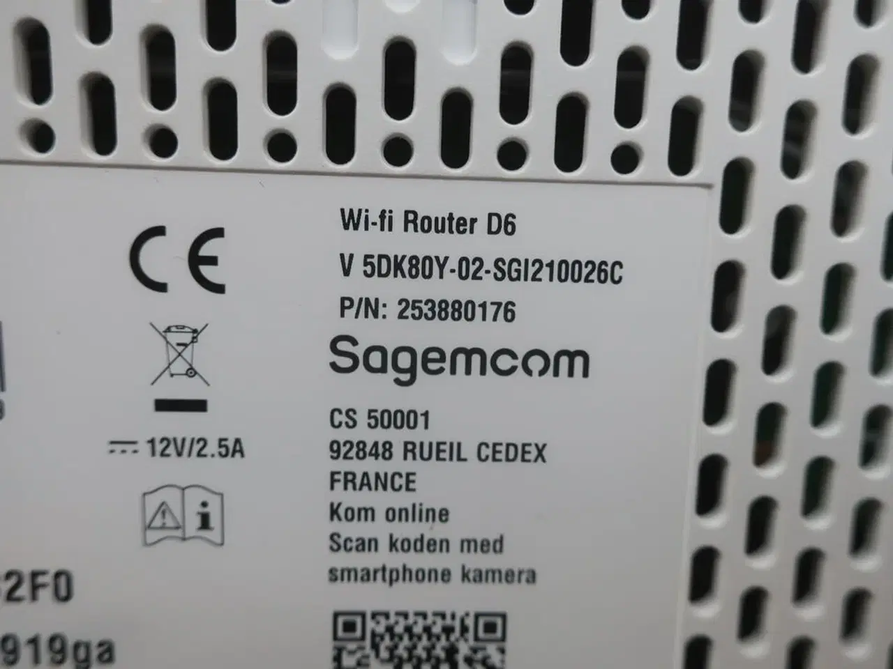 Billede 2 - Router SAGEMCOM D6