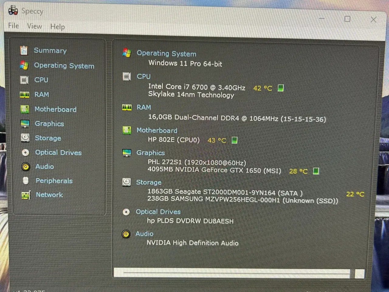 Billede 4 - đĽ Budget Gamer-PC | i7-6700 (4.0 GHz) + GTX 1650