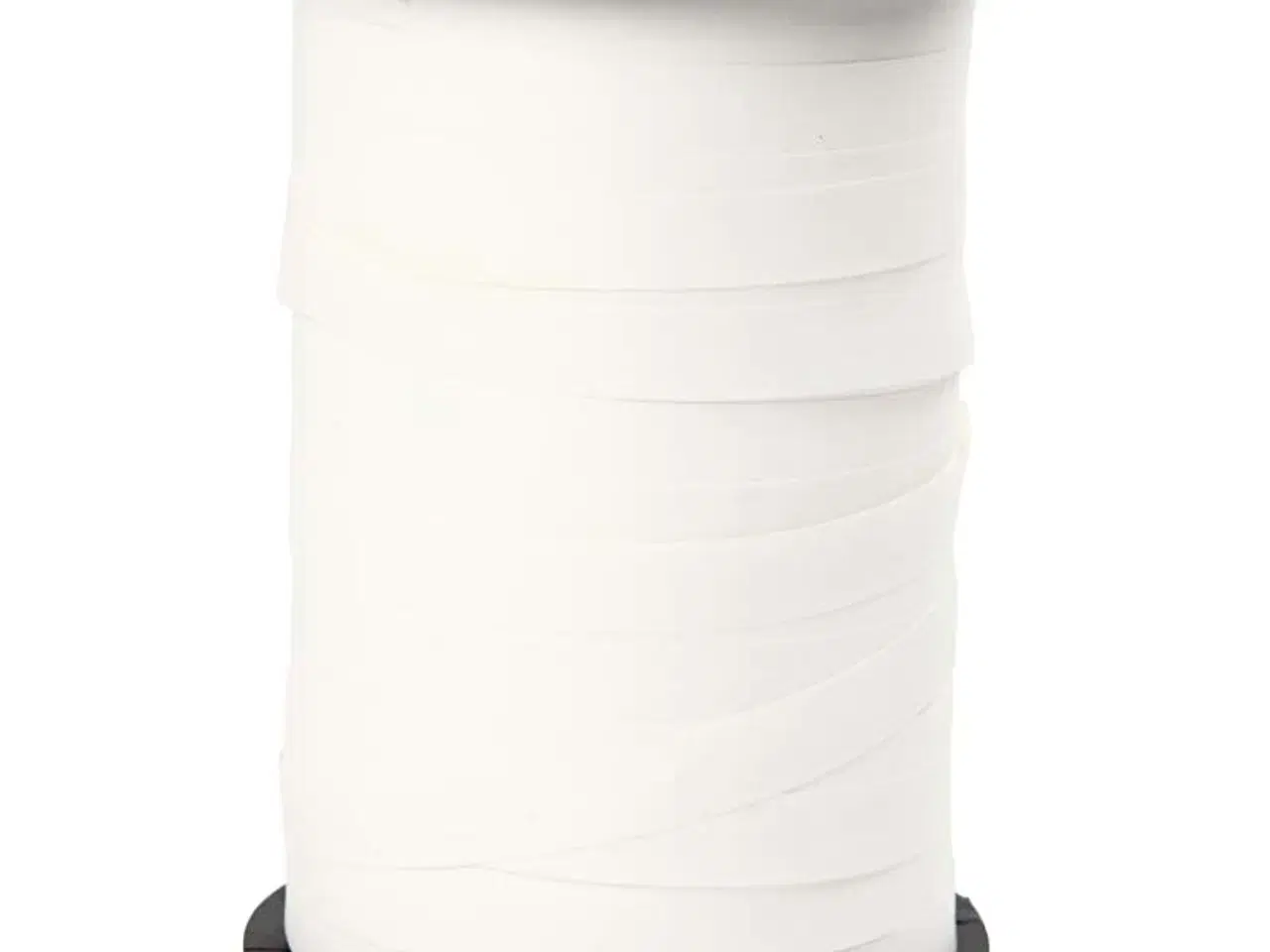 Billede 1 - Mat hvid gavebånd 10 mm, 250 m - Elegant indpakning