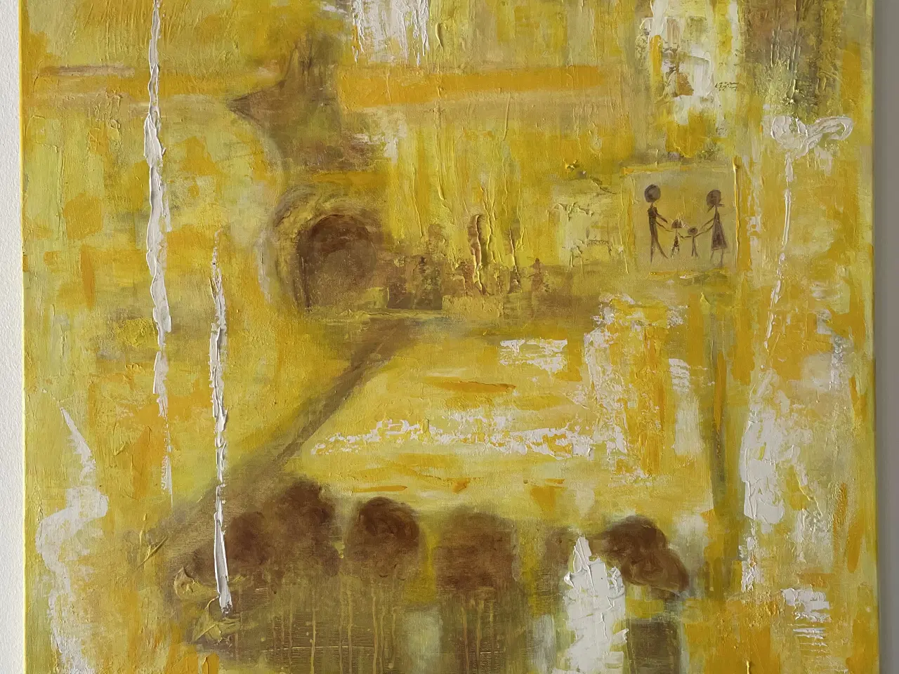 Billede 1 - Maleri Alice Bonderup, 80x80 cm