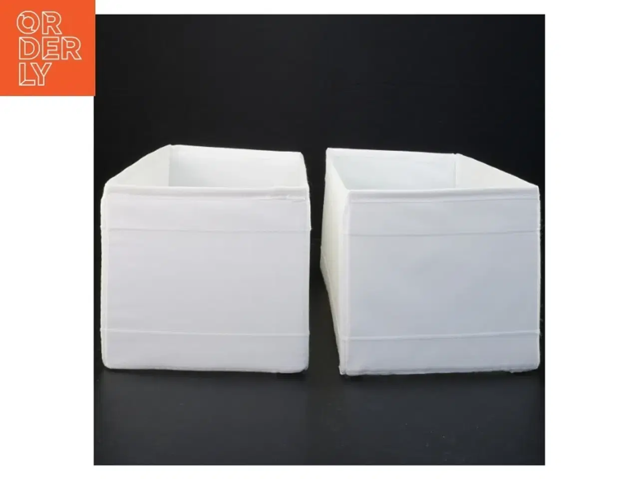 Billede 5 - Sammenklappelige opbevaringskasser fra IKEA (str. 3 kasser af 28 x 28 x 13 cm og 2 kasser af 28 x 14 x 13 cm)
