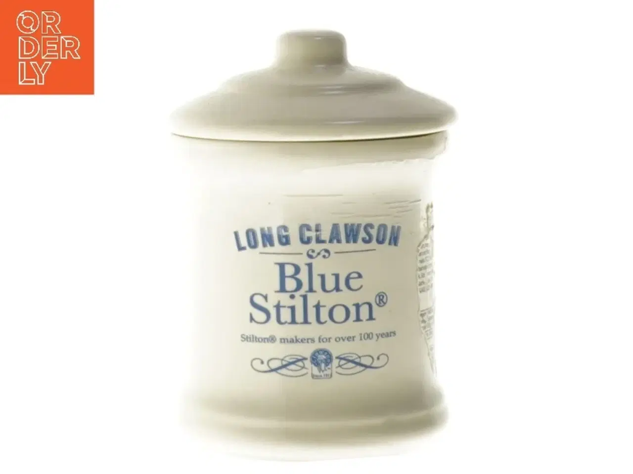 Billede 1 - Keramisk krukke med låg fra Stilton (str. 11 cm)