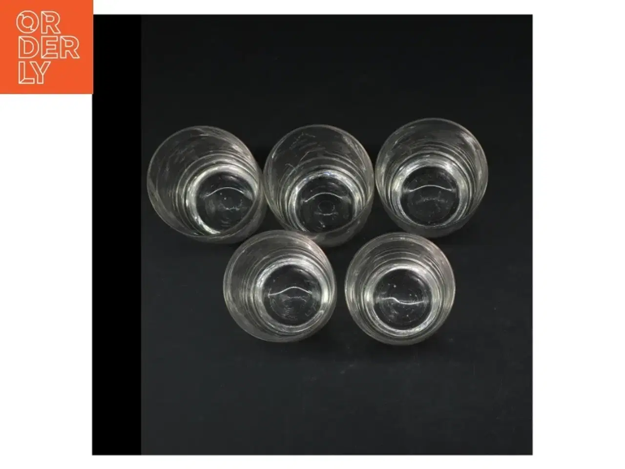 Billede 4 - Drikkeglas med druemotiv (str. Ø. 8,5 cm. længde, 12,5 cm)