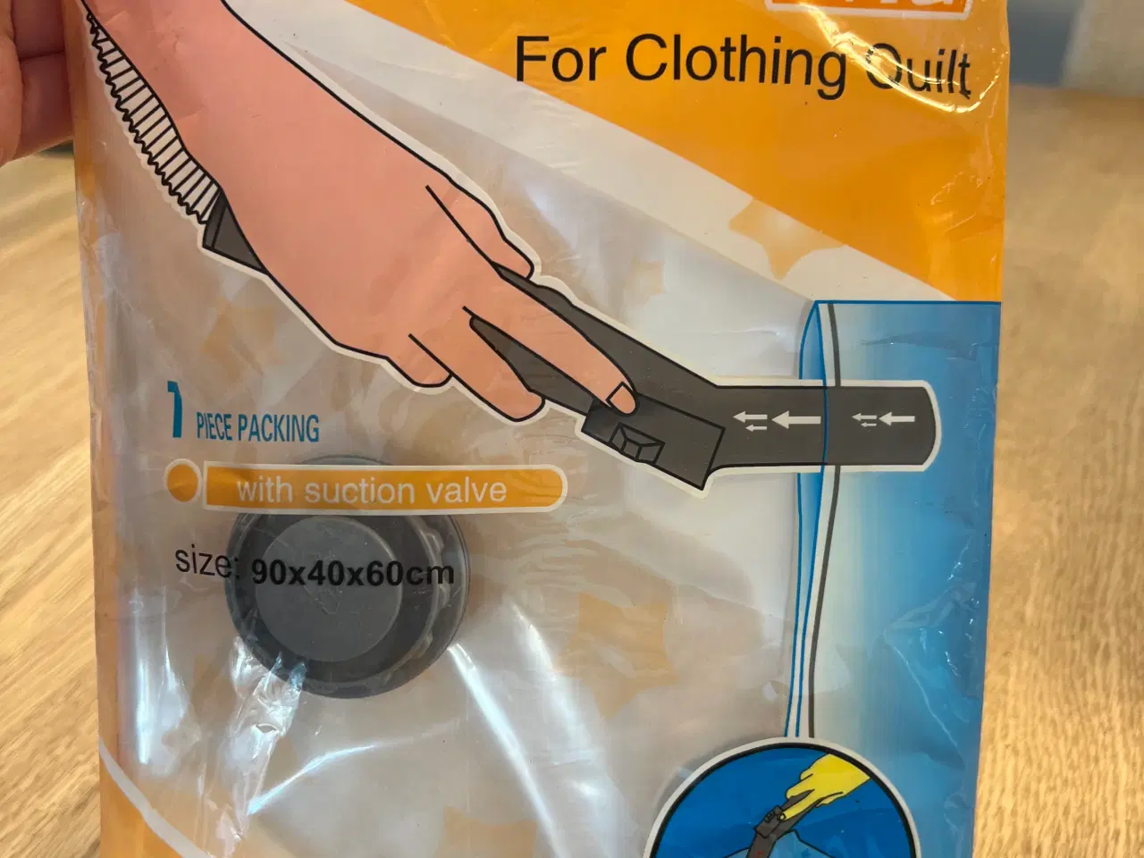 Billede 1 - 1 Stk. Ny Vakuumpose. Mål: 90 x 40 x 60 Cm. 