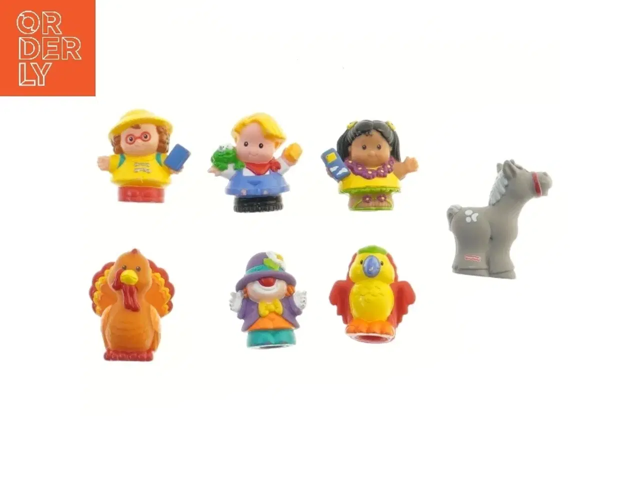 Billede 1 - Sæt med Little People figurer fra Little People (str. 7 stk 6,5 cm)