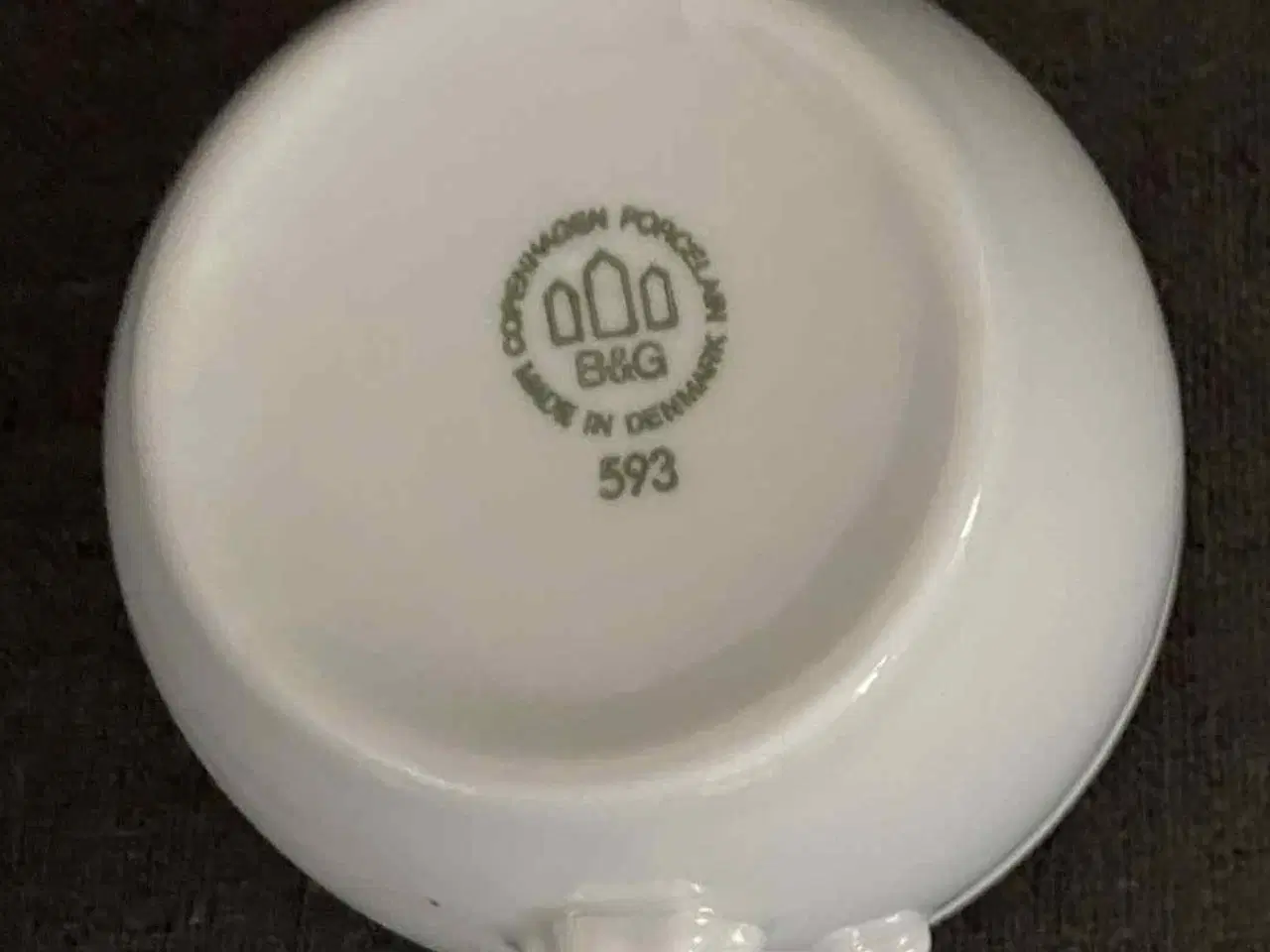 Billede 9 - B & G 593 Blå Tone, Sukkerskål m/ Søhest