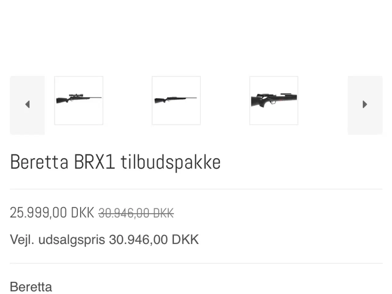 Billede 1 - Beretta BRX1 tilbudspakke 