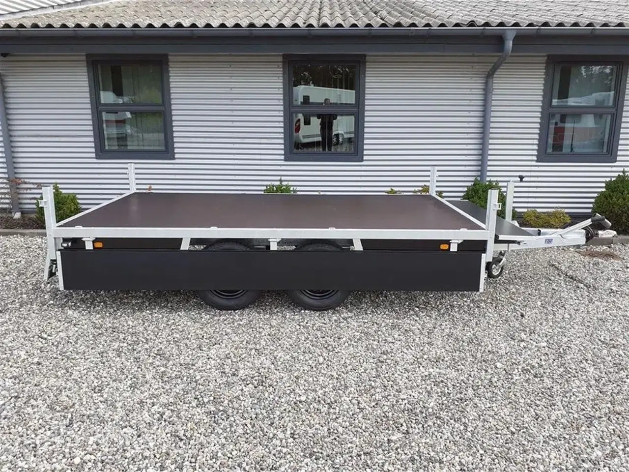 Billede 3 - 0 - Anssems PSX-S 2000-325 GO GETTER   markedets Fedeste trailer med aluminiums sider i matsort.