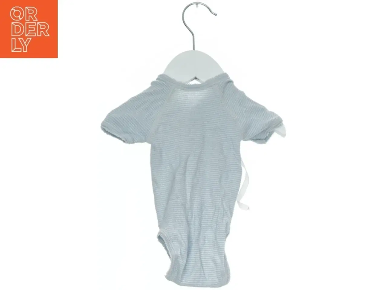 Billede 2 - Lyseblå bodystocking med korte ærmer fra Petit Bateau (str. 62)