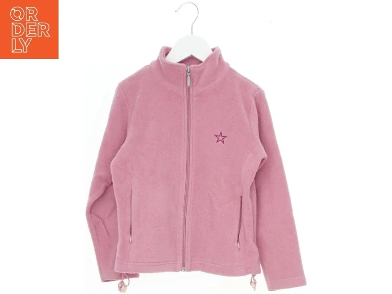 Billede 1 - Rosa fleecejakke med stjerne fra Mywear (str. 122)