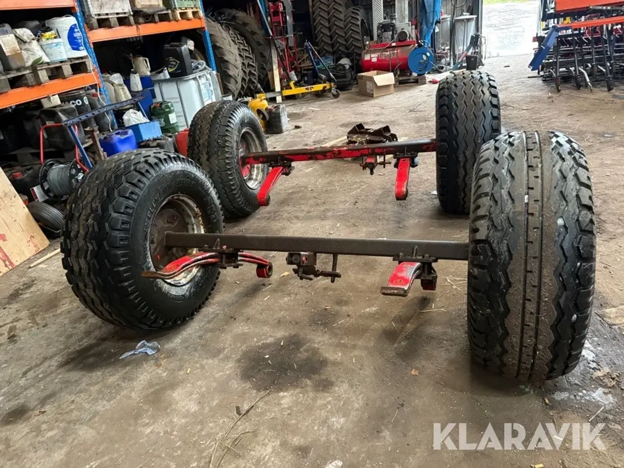 Billede 5 - Aksler med dæk - 2 stk