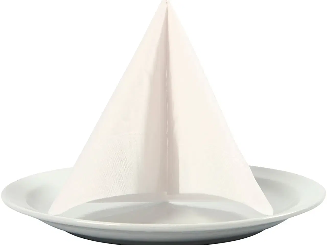 Billede 1 - Hvide 3-lags servietter 33x33 cm - 20 stk.