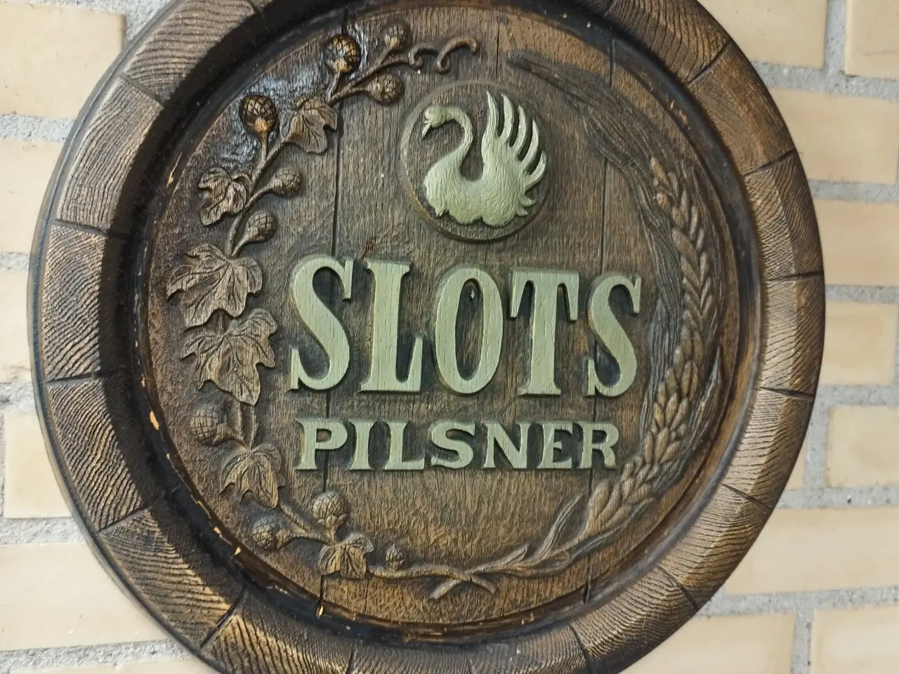 Billede 1 - SLOTS ØL skilt.