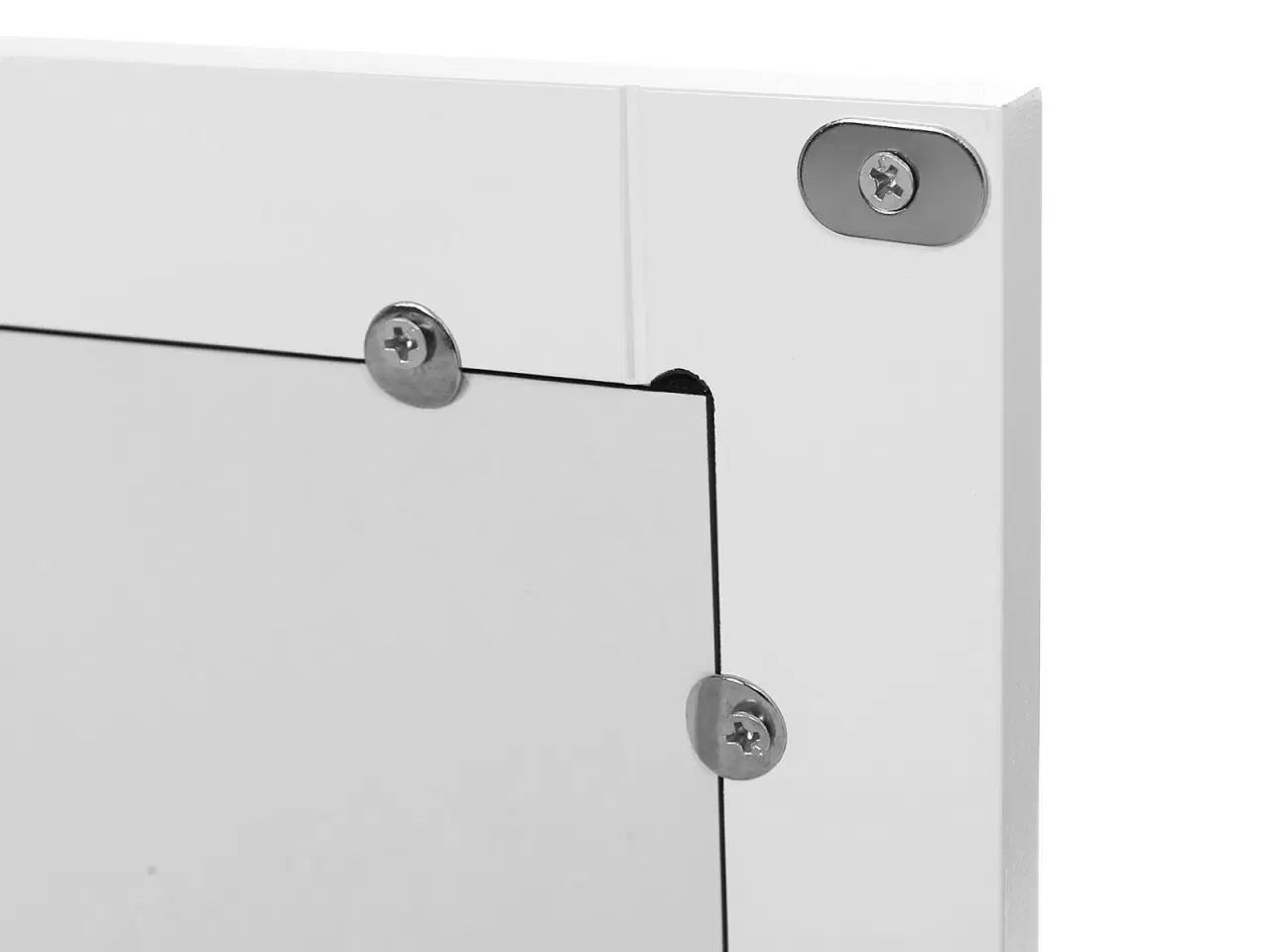 Billede 6 - Spejlskab til bad – VASAGLE, dobbeltlåger, væghængt, hvid, 56 × 13 × 58 cm