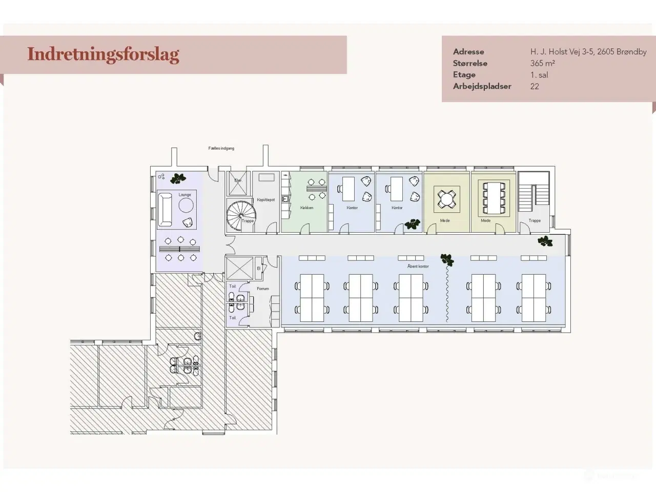 Billede 12 - Kontor tæt på S-tog