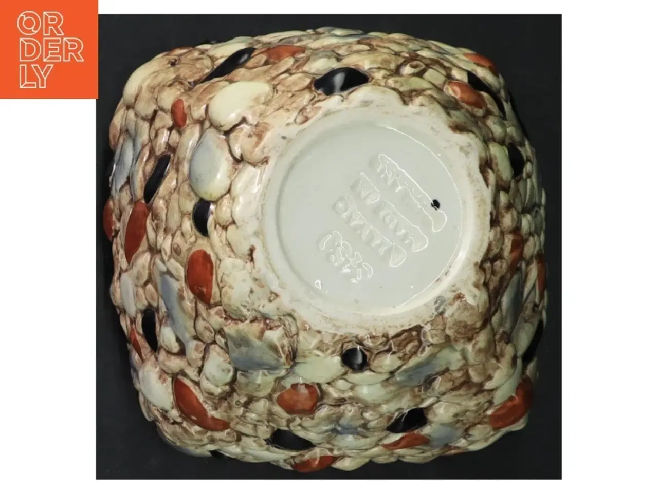 Billede 3 - 1960&#39;er Sylvac Keramikvase med sten relief