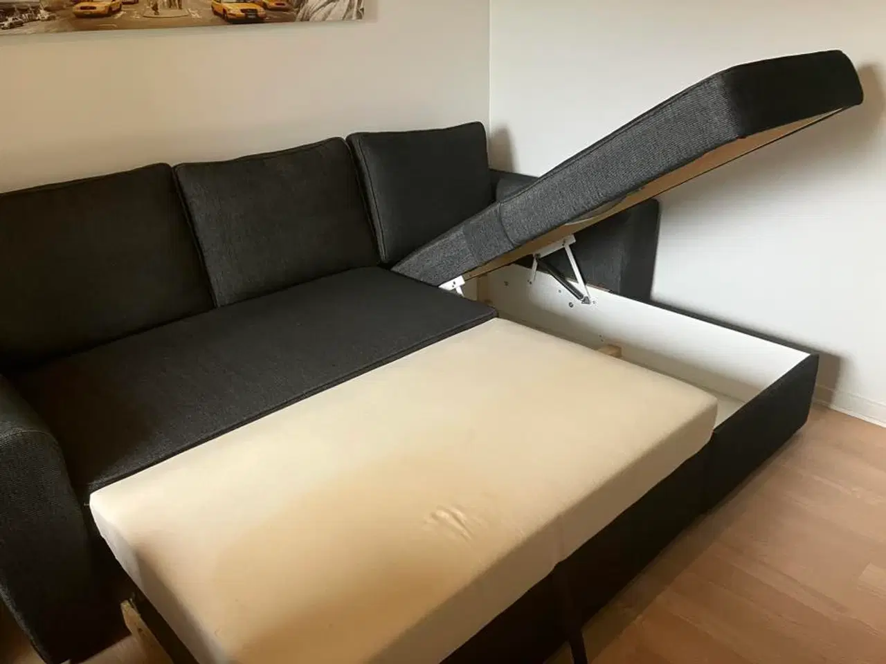 Billede 2 - Sovesofa + computerbord
