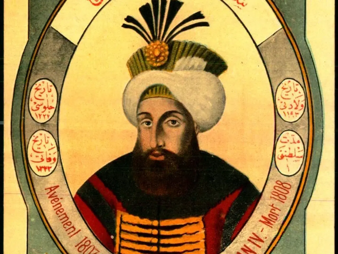 Billede 1 - Sultan Mustapha Kahn IV - Mort. 1808 - Tyrkiet - Fruchtermann - Constantinopel 273 - Ubrugt