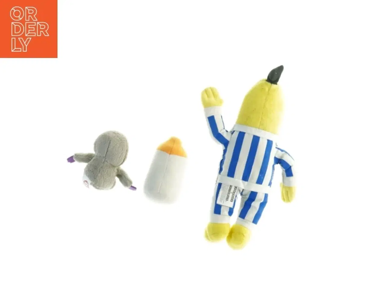 Billede 3 - Bananer i Pyjamas, blød sutteflaske og lille dovendyr/abe (str. 24 x 11 cm til 8 x, 5 cm)