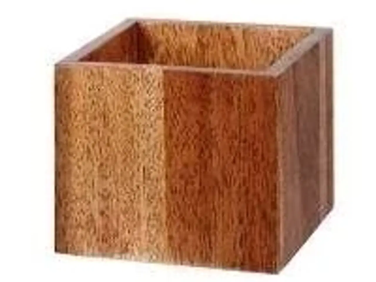 Billede 1 - 8 stk. Bestikkasse træ B120 x D120 x H100 mm Churchill