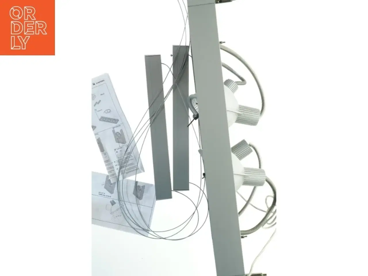 Billede 4 - Loftlampe med spots fra Zumtobel (str. 56x40 cm)