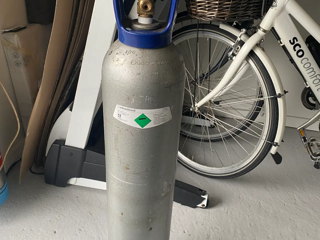 Billede 1 - Fyldt 10 kg svejseflaske