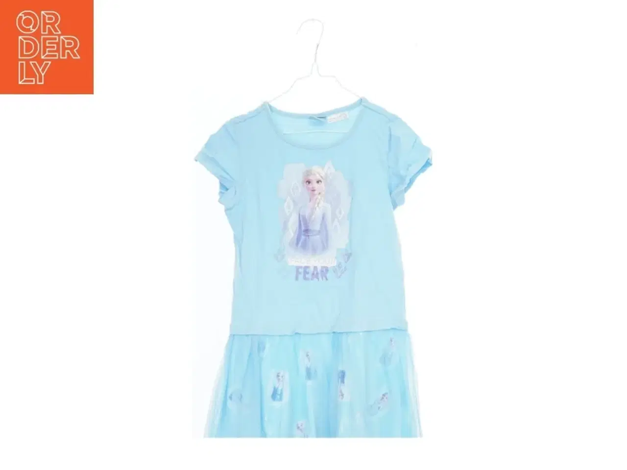 Billede 1 - Blå Frozen kjole fra Disney (str. 122)