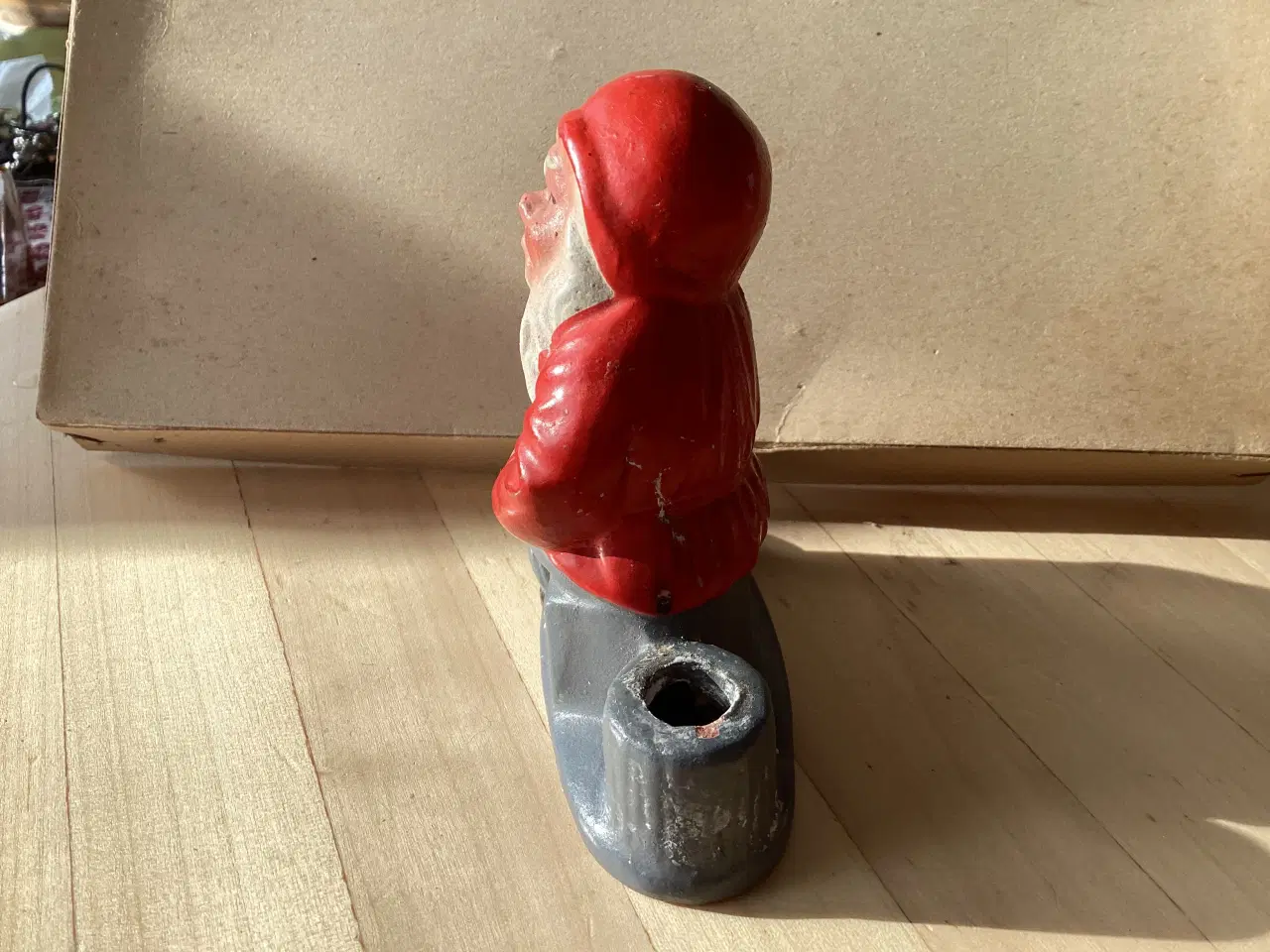 Billede 3 - Lille ældre tysk nisse/lysestage keramik