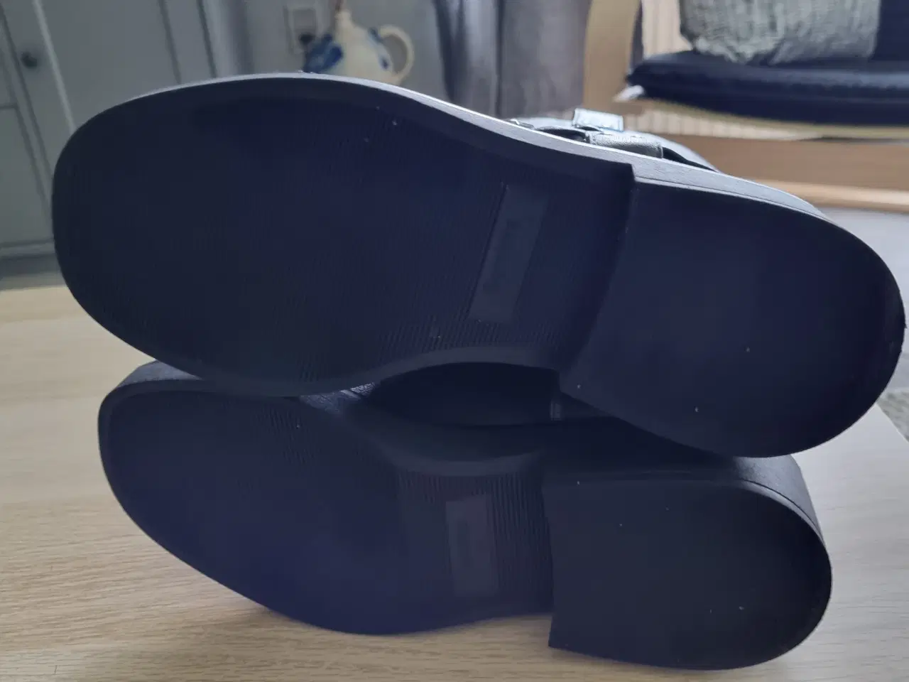 Billede 5 - Bershka biker støvler/stonewash look i sort  str 3