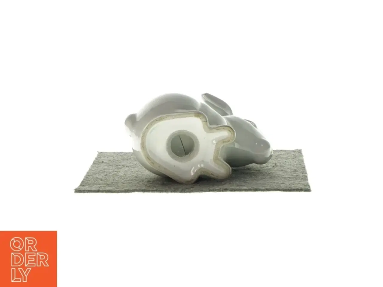 Billede 5 - Kanin-sparegris i porcelæn (str. LBH:17x7,5x15cm)