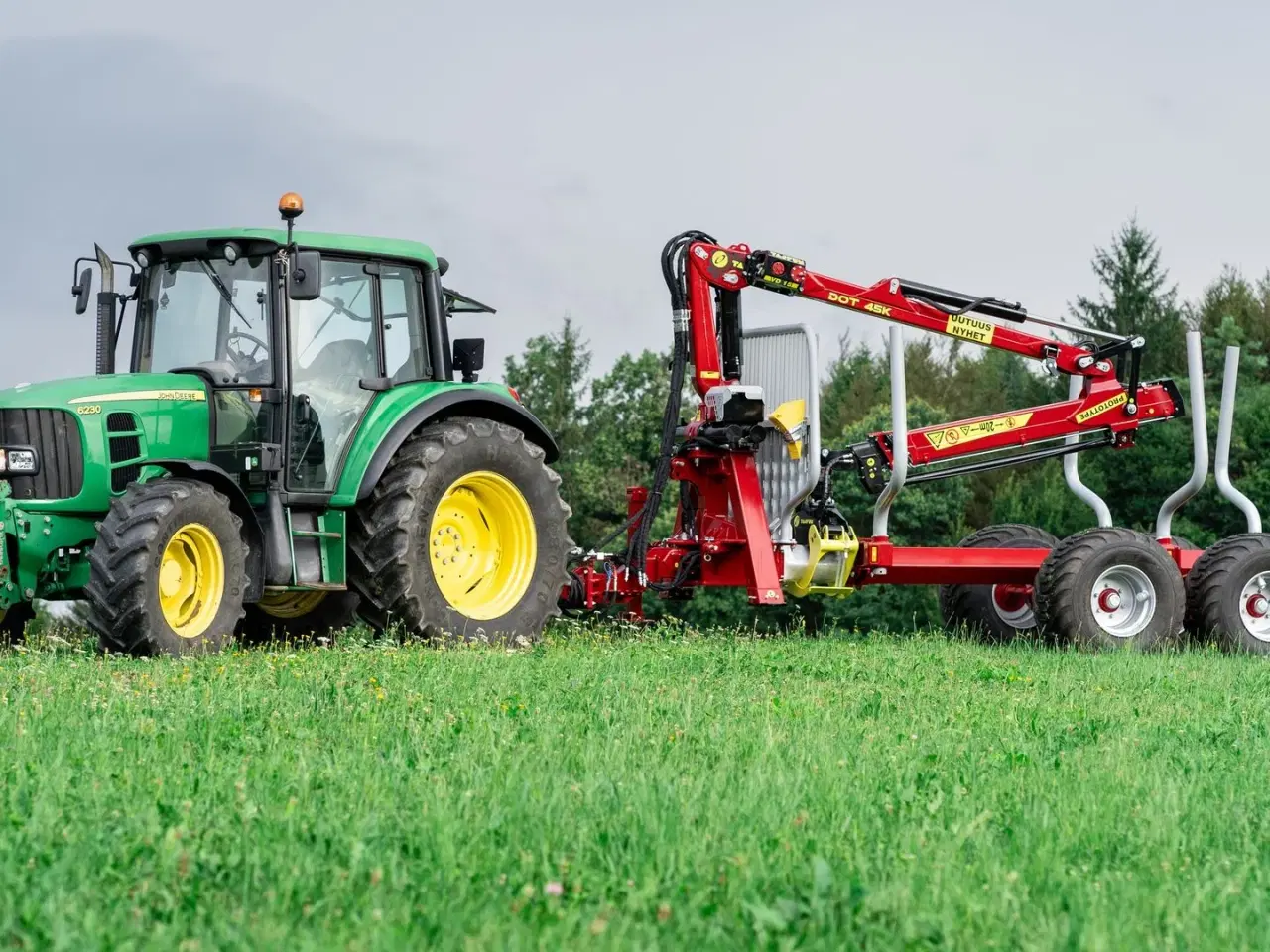 Billede 3 - Tajfun GAP 90 med DOT 40K kran ( 7,1 M )