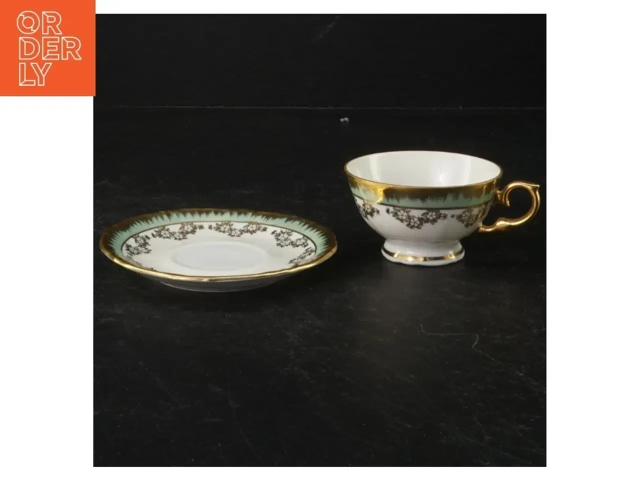 Billede 3 - Porcelæns tekop og underkop fra Tyskland