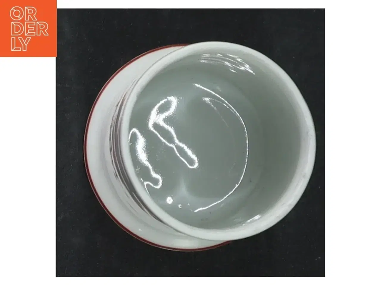 Billede 2 - Porcelænsbeholder til bagepulver fra B&G (str. Ø 6,5x11,5 cm)