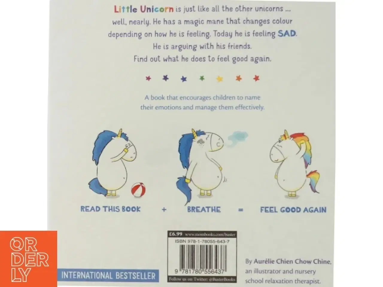 Billede 3 - Little Unicorn Is Sad af Aurélie Chien Chow Chine (Bog)