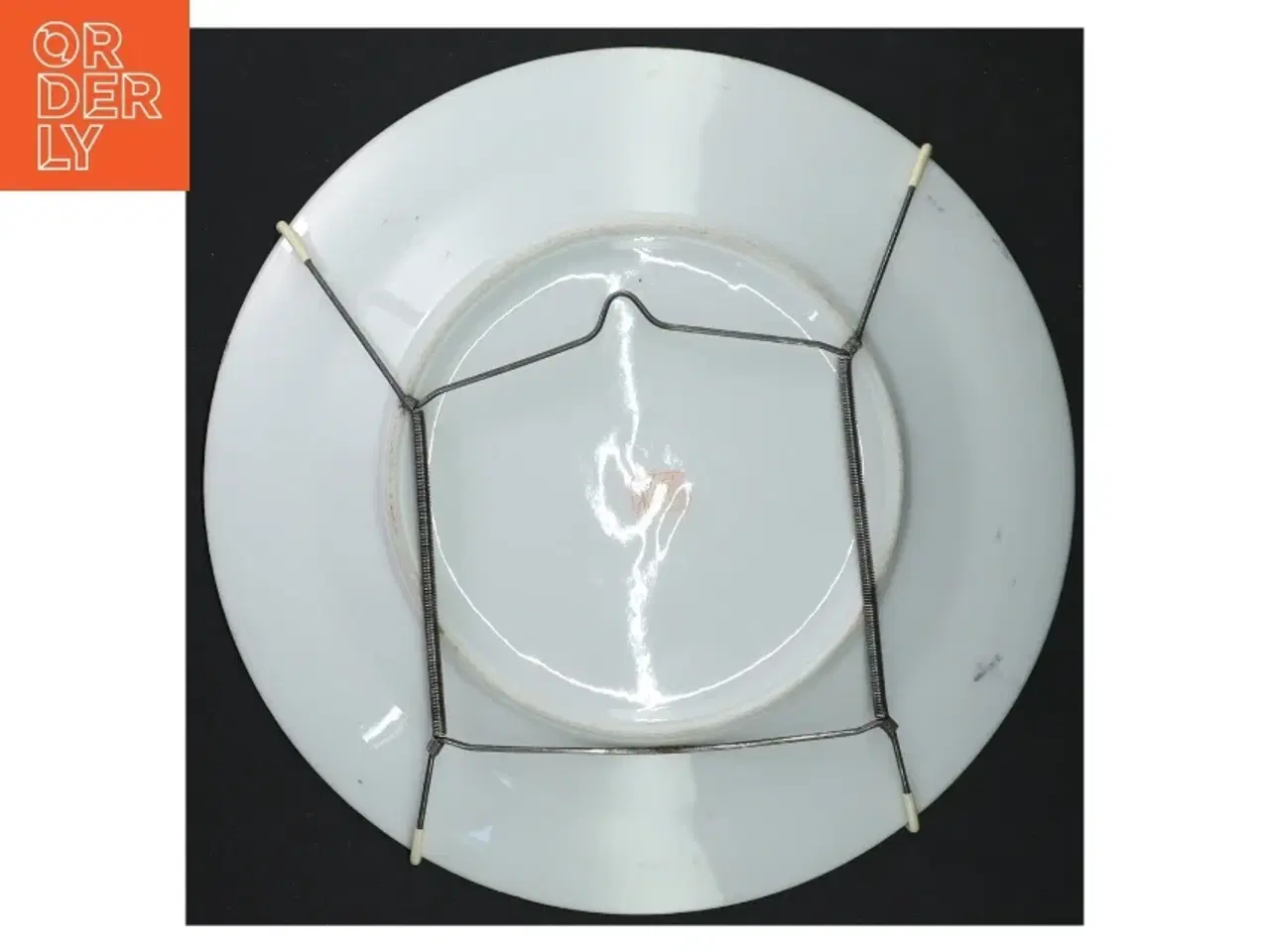 Billede 4 - Håndmalet porcelænsplatte (str. 23 cm)
