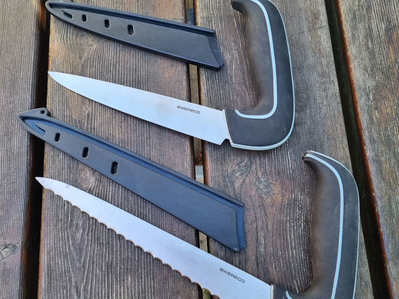 Billede 2 - Køkkenkniv og brødkniv, ergonomisk, Swereco.