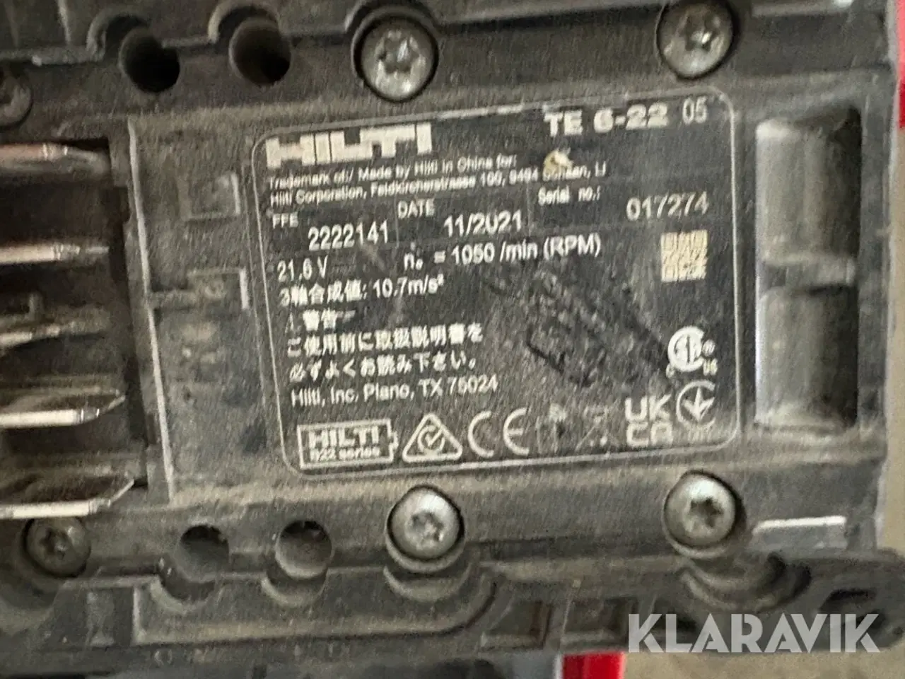 Billede 4 - Blandet håndværktøj Hilti 5 dele