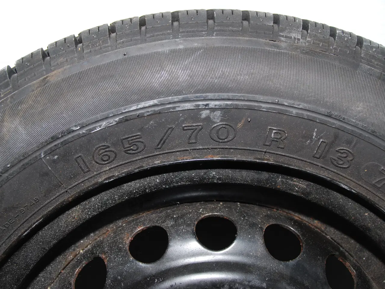 Billede 2 - Stålfælg med dæk 13" Opel