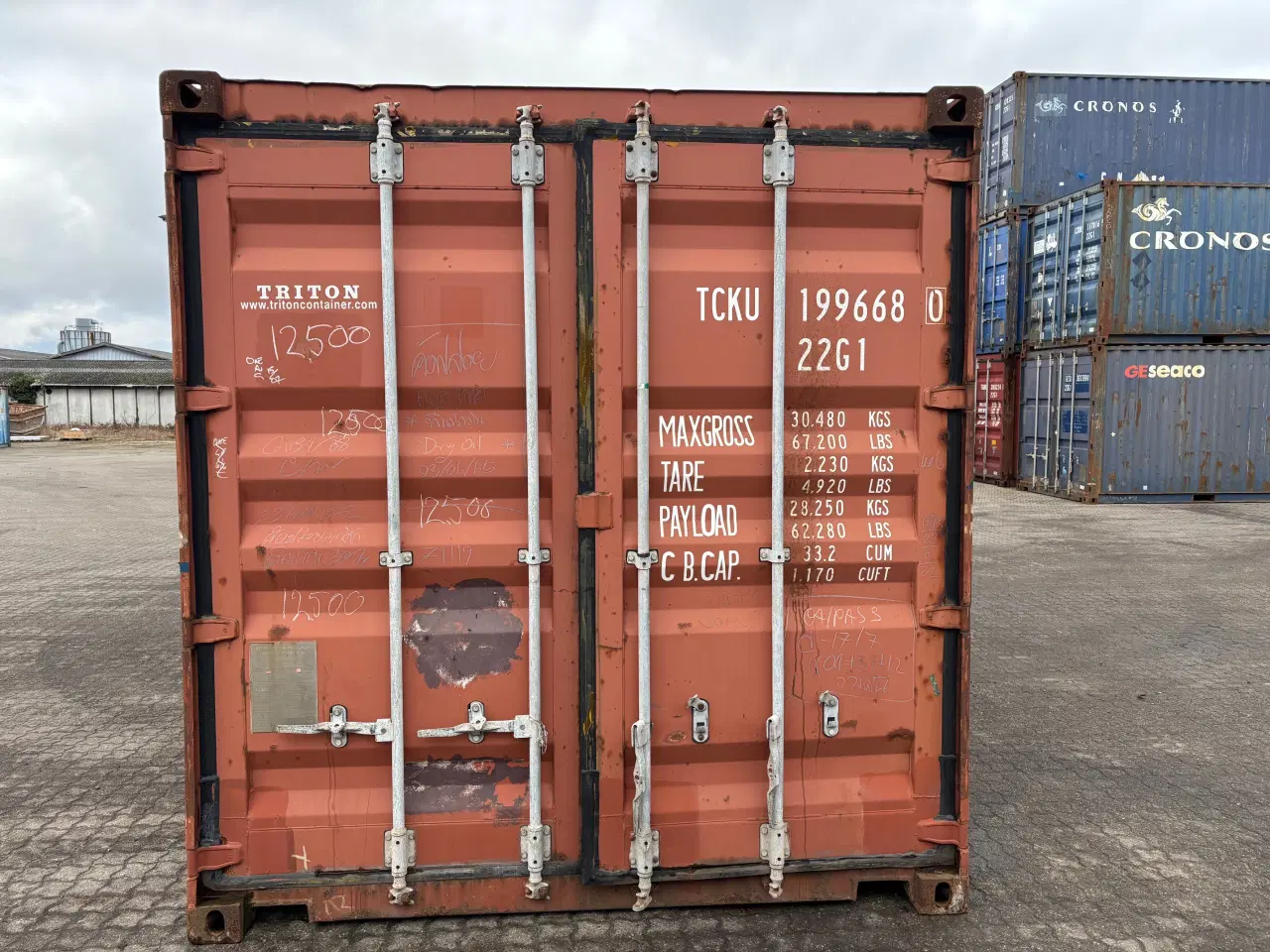 Billede 1 - 20 fods Container - ID: TCKU 199668-0