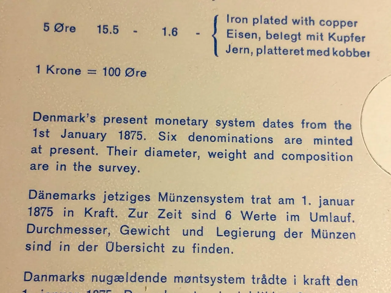 Billede 10 - KJØBENHAVNS HANDELSBANKEN MØNTSÆT 1973 - 1979