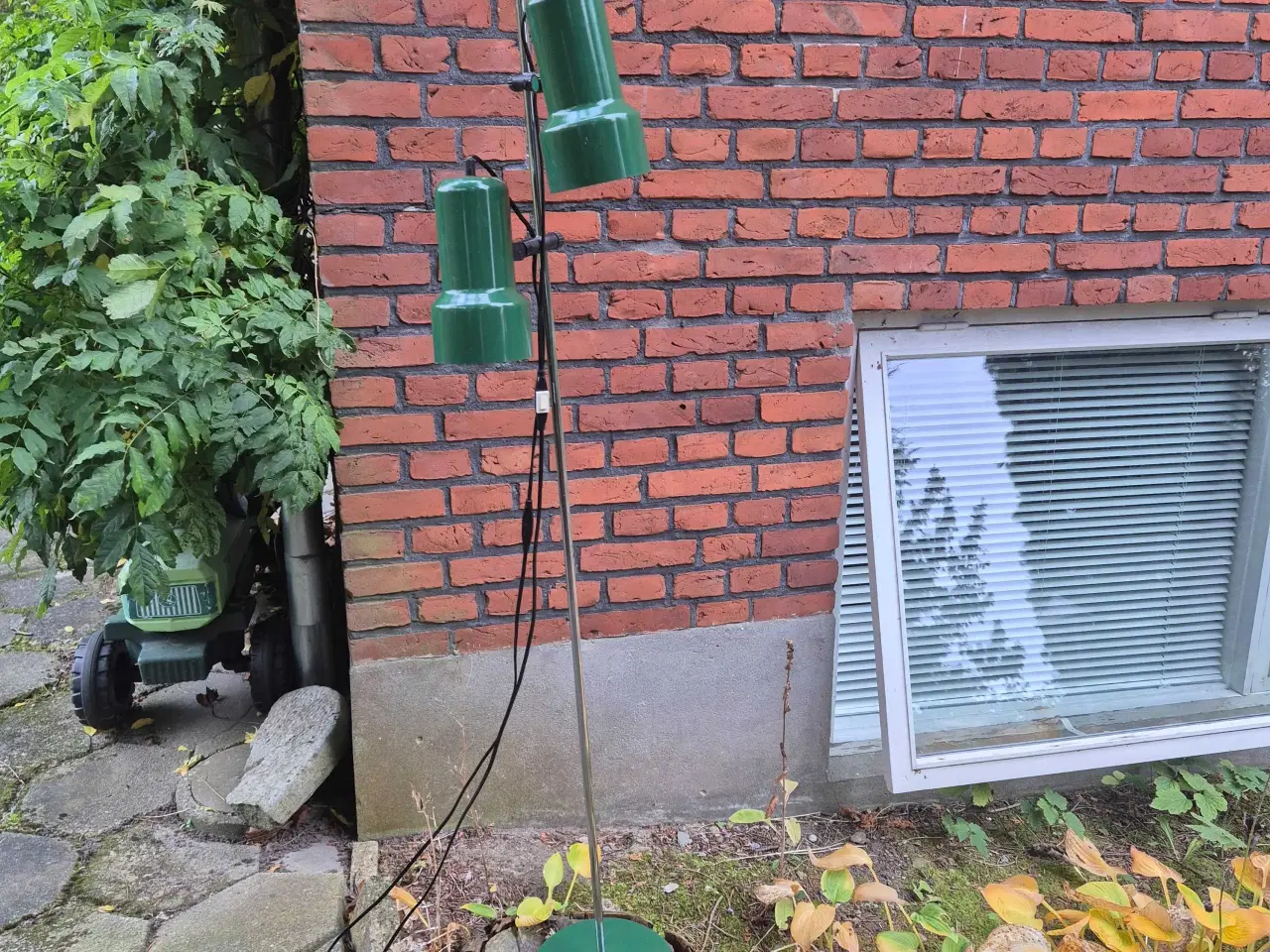 Billede 2 - Flot grøn gulvlampe fra retrotiden