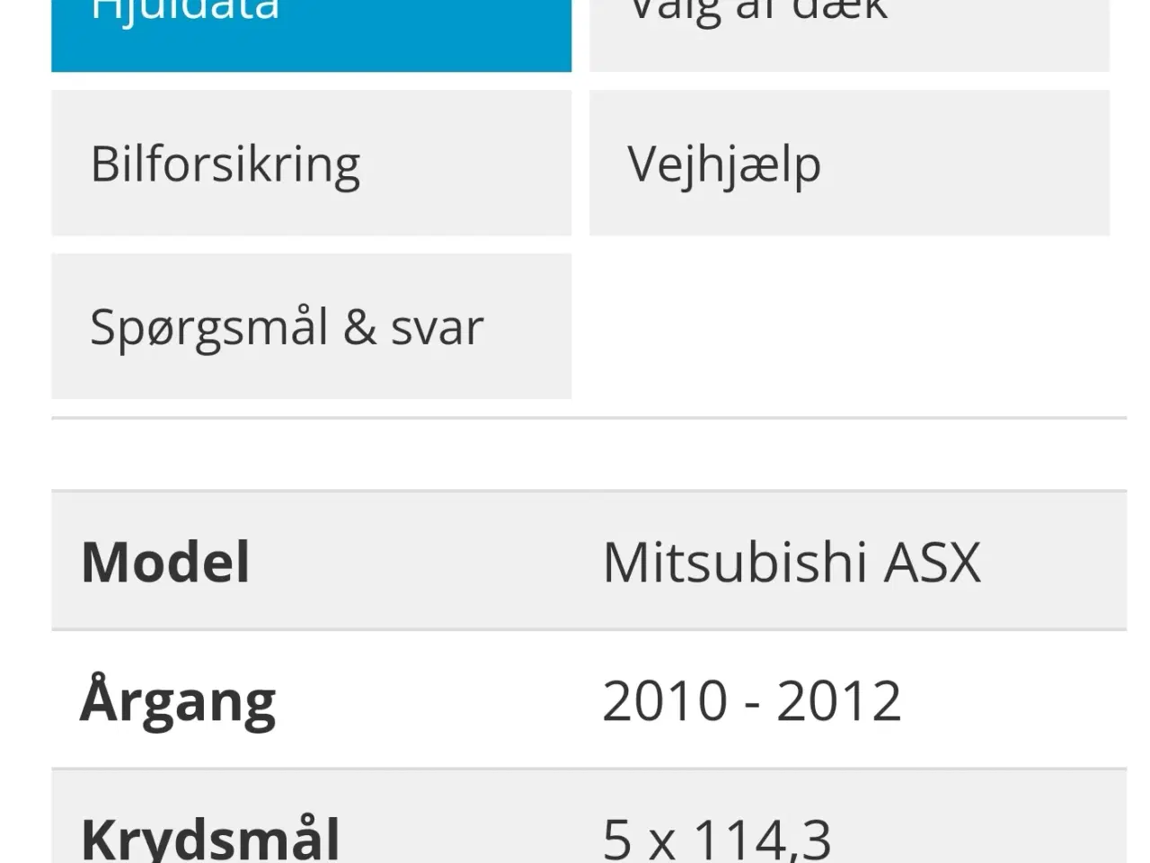 Billede 3 - Mitsubishi ASX fælge