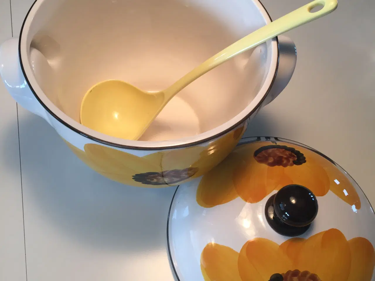 Billede 2 - Fajance punch bowle