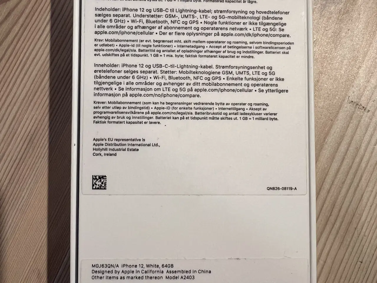 Billede 1 - iPhone 12, 64 GB, hvid