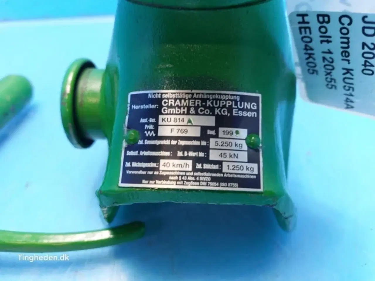 Billede 7 - John Deere 2040 Hitch KU814A